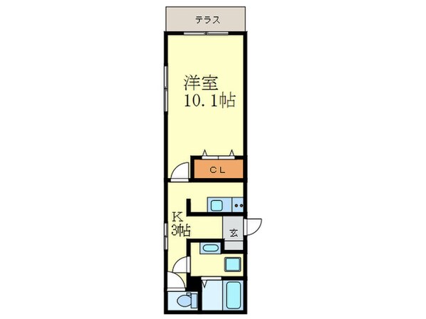 ブリランテ紫野の物件間取画像